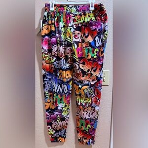 Colorful Graffiti Men's Joggers